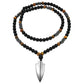 Men's Retro Necklace with Cross Pendant