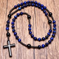 Men's Retro Necklace with Cross Pendant