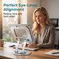 Adjustable Aluminum Tablet Stand with Rotating Base
