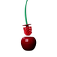 Creative Cherry-Shaped Toilet Brush
