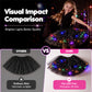 ✨️Surprise 50% Off！👸Become a glowing princess！👗LED Light Up Sequin Tutu Skirt Star Mesh Princess Skirt for Girls and Adults
