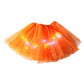 ✨️Surprise 50% Off！👸Become a glowing princess！👗LED Light Up Sequin Tutu Skirt Star Mesh Princess Skirt for Girls and Adults
