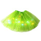 ✨️Surprise 50% Off！👸Become a glowing princess！👗LED Light Up Sequin Tutu Skirt Star Mesh Princess Skirt for Girls and Adults