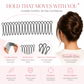 🥳2026 HOT SALE🥳💞50K+ SOLD!💇‍♀️✨ Flexible Invisible Hair Comb—invisible, flexible, and non-slip—instantly creates a perfectly secure hold! 🌟
