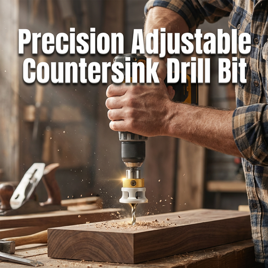 4-Flute Countersink Drill Bit – Adjustable Depth