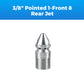 🔥Save 50%! Heavy Duty Rotating Sewer Jet Nozzle, Home & Professional Pipe Clearing Tool