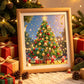 🎄 DIY Christmas Tree Gem Art Kit – Create Your Own Sparkling Holiday Decor! ✨