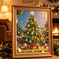 🎄 DIY Christmas Tree Gem Art Kit – Create Your Own Sparkling Holiday Decor! ✨
