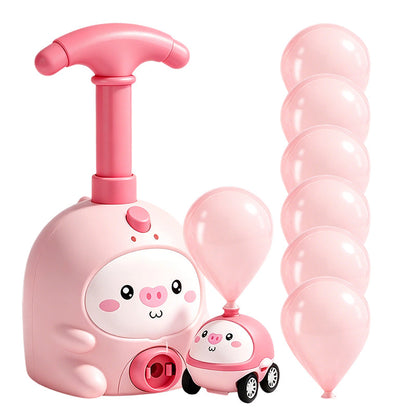 🔥50% OFF FLASH SALE | 🎈Balloon-Powered Launcher Car Toy Set | Kids STEM Educational Inertia Race Car Toys