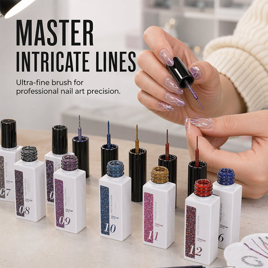 💅50% OFF FLASH SALE | Reflective Glitter Gel Nail Polish Liner