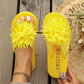 🌺 Premium Floral Flip Flops – Half Price, Full Comfort ☀️