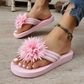 🌺 Premium Floral Flip Flops – Half Price, Full Comfort ☀️