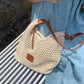 🌴Woven Tote Hot Arrival 50% Off👜Roomy Summer Essential🛍️ Beige knitted bag, spacious |
