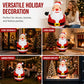 150cm Inflatable Santa Claus Tumbler with LED Light Christmas Outdoor Party Decoration