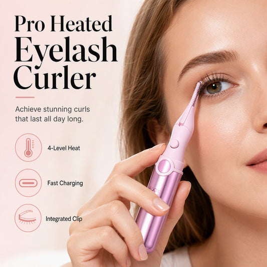 🔥💐Last Day Special Price ＄19.99‼️ ✨Rechargeable Heated Eyelash Curler | Get Long-Lasting Perfect Lash Curls Anytime🔋