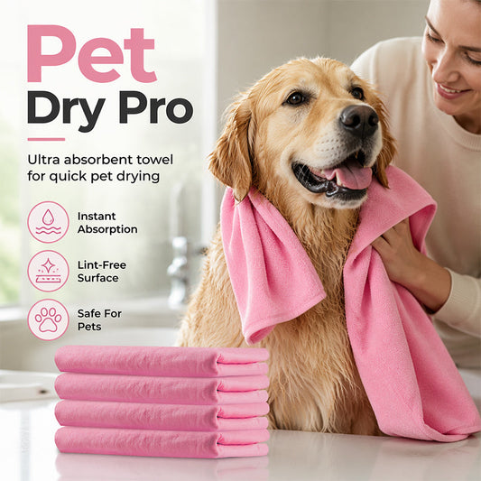 Quick Dry Pet Towel with Super Absorbency