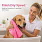 Quick Dry Pet Towel with Super Absorbency