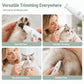 Silent Pet Hair Clipper with LED Light and Ceramic Blade for Dogs and Cats
