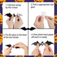 DIY Halloween 3D Bat Decoration Stickers