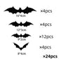 DIY Halloween 3D Bat Decoration Stickers