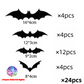 DIY Halloween 3D Bat Decoration Stickers