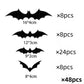 DIY Halloween 3D Bat Decoration Stickers