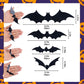 DIY Halloween 3D Bat Decoration Stickers
