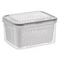 ⏳🔥 LIMITED-TIME 50% OFF! ⏰ 3-Piece Fruit Drain Basket & Storage Container Set with Lids – One-Lift Drainage, 24H Airtight Lock & Modular Stacking – Fresh Produce Stays Crisp Longer 🥗
