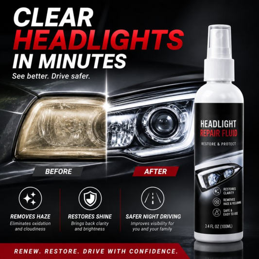 Tired of foggy headlights? 50% Off🔥
