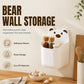 Punch-Free Wall Storage Box for Kitchen & Bathroom