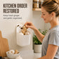 Punch-Free Wall Storage Box for Kitchen & Bathroom