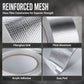 🔥 Reinforced Aluminum Foil Tape – Glass Fiber Mesh with Industrial-Strength Adhesive – Ideal for AC Pipes, Roof Sealing & HVAC Insulation 🔧🛡️