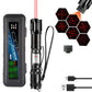 Portable Rechargeable Red & Green Laser Flashlight