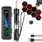 Portable Rechargeable Red & Green Laser Flashlight