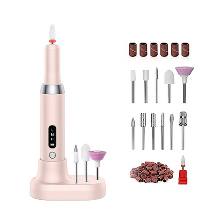 💅 Salon-Grade Manicures, No Wires Attached – Cordless Nail Drill with Charging Dock. UK Stock