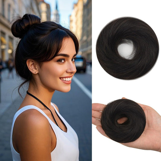 🧶 50% OFF NOW! Messy Bun Hair Scrunchie – Instant volume, natural look & comfortable fit – perfect for daily wear, parties, and workouts 💇‍♀️✨