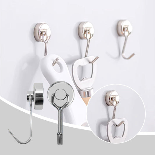 Punch-Free Strong 360° Swing Magnetic Hanging Hooks