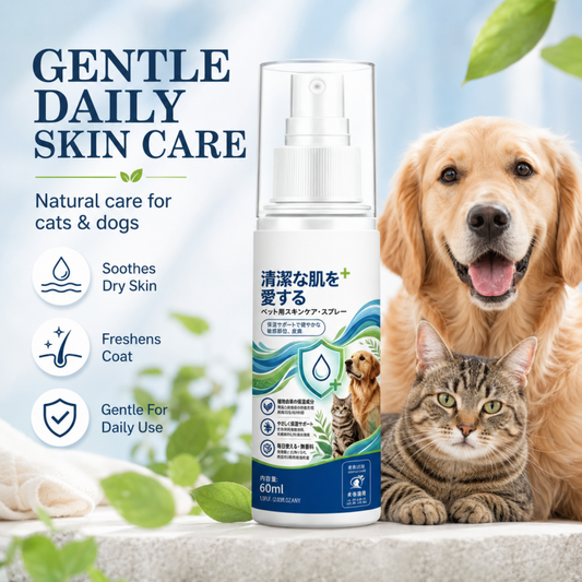 Gentle Pet Care Spray for Cats and Dogs