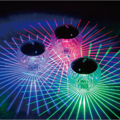 Solar-Powered Floating Pool Lights