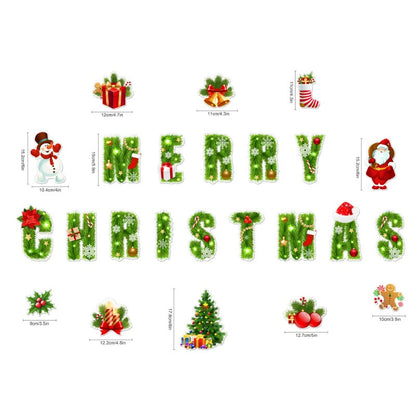 Waterproof Christmas Cartoon Refrigerator Magnets