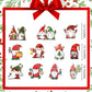 Waterproof Christmas Cartoon Refrigerator Magnets