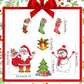 Waterproof Christmas Cartoon Refrigerator Magnets