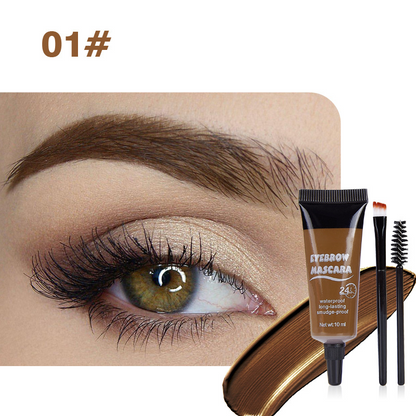 Waterproof Eyebrow Gel with Dual Brush Set