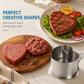 Stainless Steel Burger Press and Mold Set