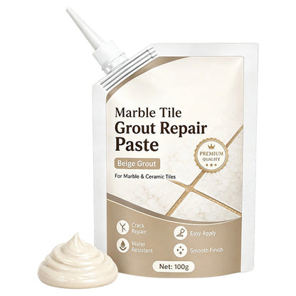 🎁 Beige Marble Tile Grout Repair Paste