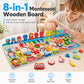 Wooden Number Alphabet Puzzle for Kids