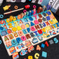 Wooden Number Alphabet Puzzle for Kids