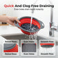 Collapsible Kitchen Colander Space Saving Vegetable Fruit Drain Basket
