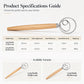 Stainless Steel Danish Dough Whisk