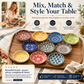 Bohemian Ceramic Sauce Dish